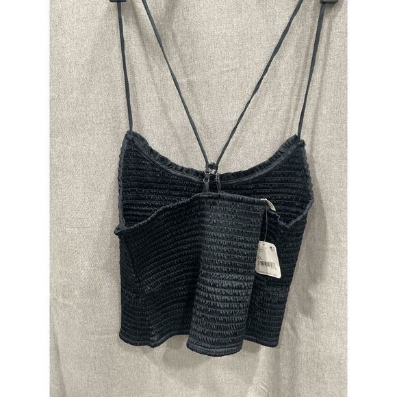 Free People Women's Right on Time Camisole - Black XL - Picture 5 of 9